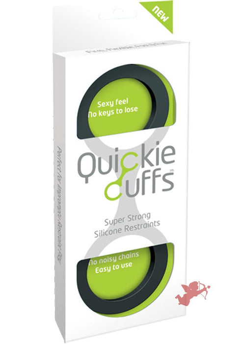Quickie Cuffs Large Silicone Restraints Black