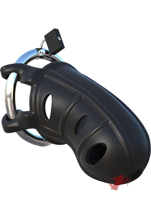 Fantasy C-Ringz Hardcore Silicone Cock Blocker Cock Ring - Black