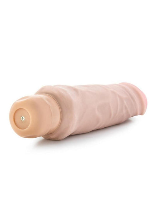X5 Hard On Vibrating Realistic Dildo Beige Waterproof 9 Inch