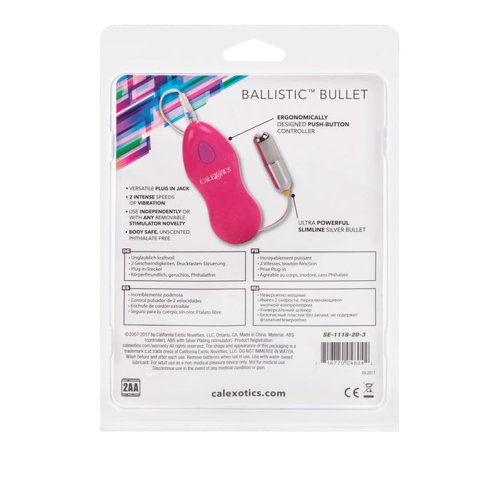 Ballistic Bullet Slimline Pink