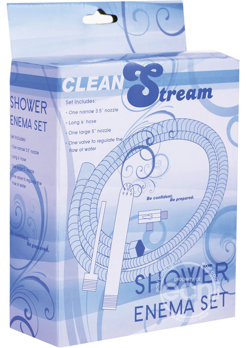Clean Stream Deluxe Metal Enema Shower Set