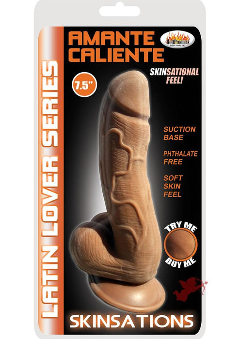 Skinsations Amante Caliente 7.5in - Brown