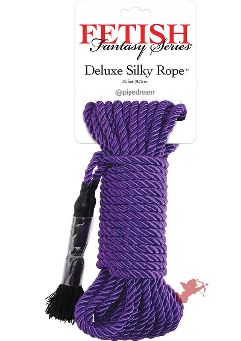 Deluxe Silky Rope Purple 32 Feet