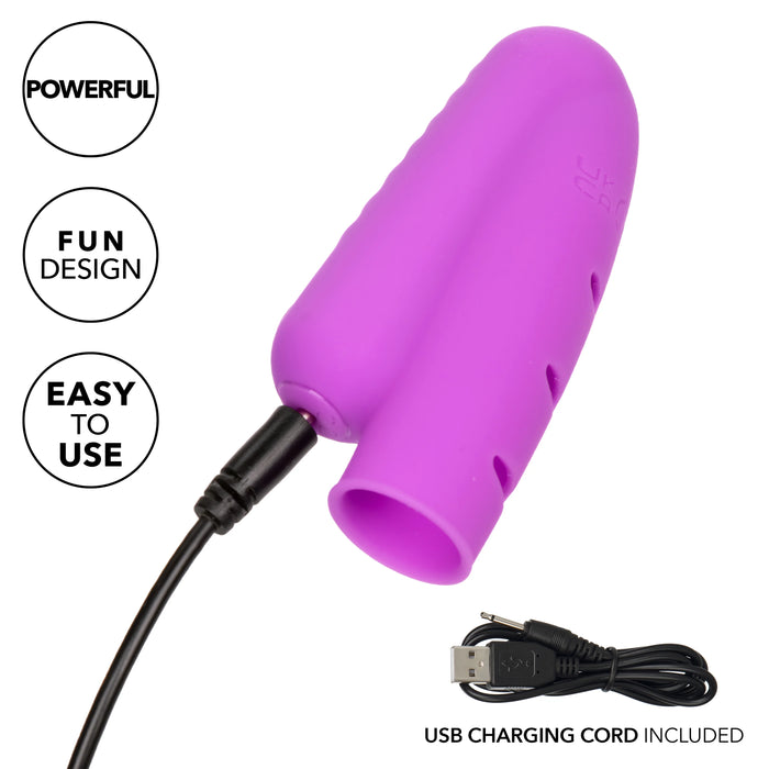 Shane's World Finger Banger Silicone Vibe Waterproof Purple