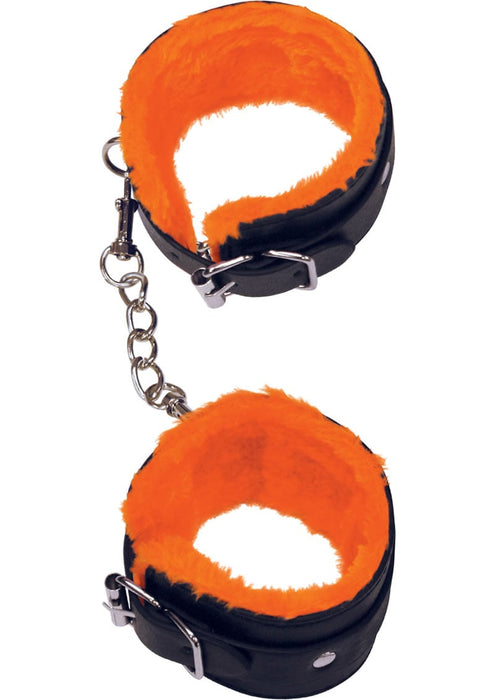 Orange Is The New Black Ankle Cuffs Furry Love Cuffs Adjustable