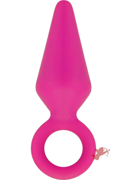 Luxe Candy Rimmer Silicone Anal Medium Fuchsia