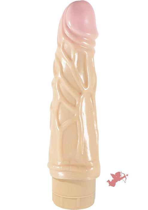 Dr. Skin Cock Vibe 3 Vibrating Dildo 7.25in - Vanilla