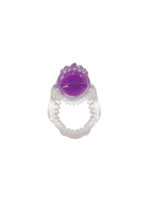 Ring True Cock Ring Set - Clear and Purple