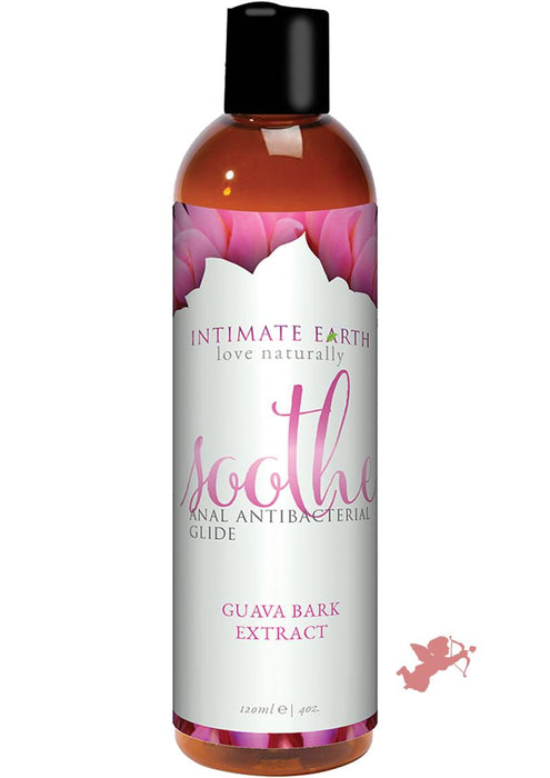 Intimate Earth Soothe Antibacterial Anal Glide Lubricant Guava Bark Extract 4oz