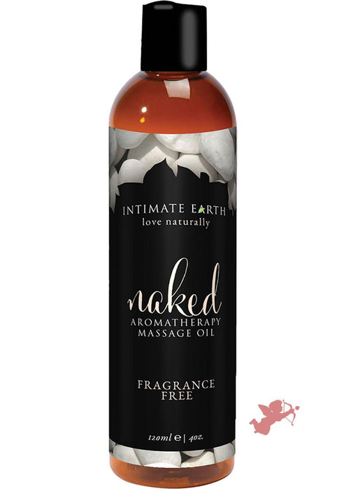 Intimate Earth Naked Aromatherapy Massage Oil Fragrance Free 4oz
