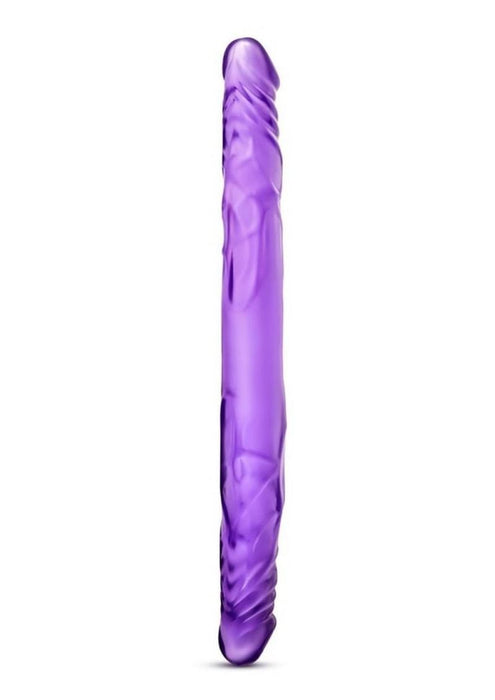 B Yours Double Dildo 14in - Purple