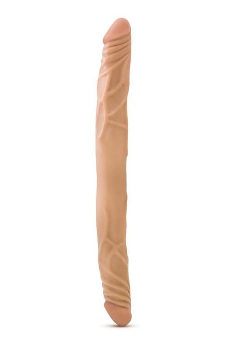 B Yours Double Dildo 14in - Caramel