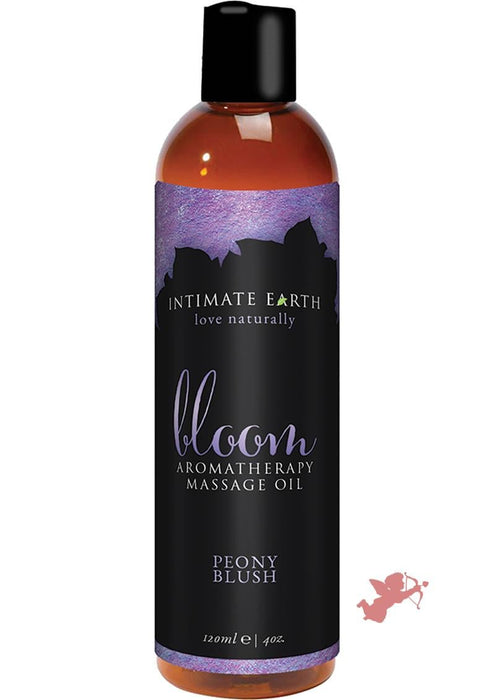 Intimate Earth Bloom Aromatherapy Massage Oil Peony Blush 4oz