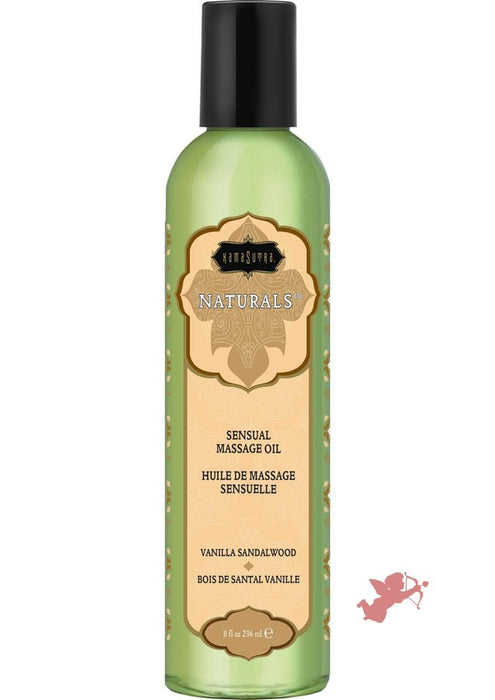 Kama Sutra Naturals Massage Oil Vanilla Sandalwood 8oz