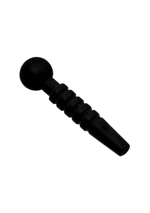 Master Series Dark Rods 3 Piece Silicone Penis Plug Set - Black