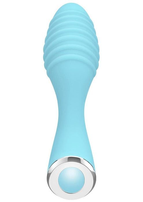 Little Dipper Rechargeable Silicone Vibrator - Aqua