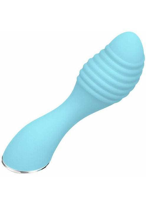 Little Dipper Rechargeable Silicone Vibrator - Aqua