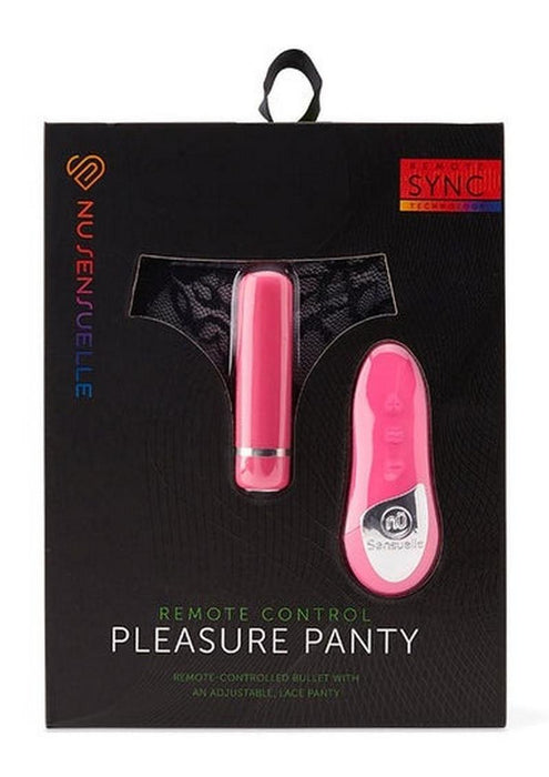 Sensuelle Pink Pleasure Panty Bullet w/Remote Control - 15 Function