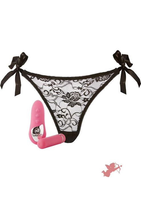 Sensuelle Pink Pleasure Panty Bullet w/Remote Control - 15 Function