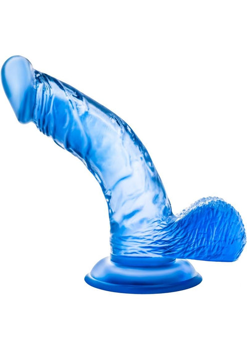B Yours Sweet N' Hard 8 Dildo with Balls 6.5in - Blue