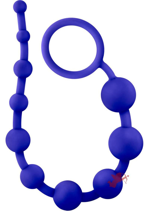 Luxe Silicone 10 Beads - Indigo
