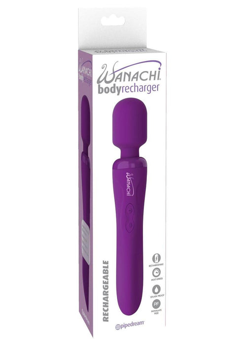 Wanachi Body Recharger Silicone Rechargeable Wand - Purple
