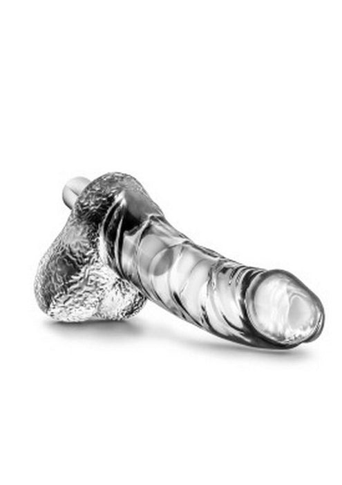 Naturally Yours Vibrating Ding Dong Dildo 6.5in - Clear