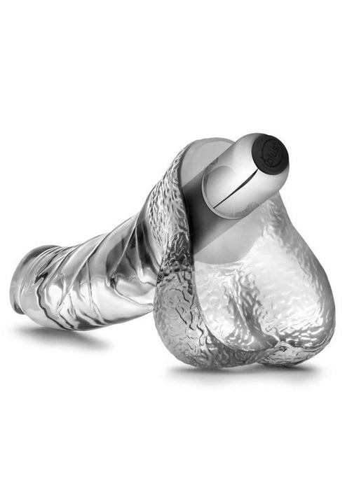 Naturally Yours Vibrating Ding Dong Dildo 6.5in - Clear