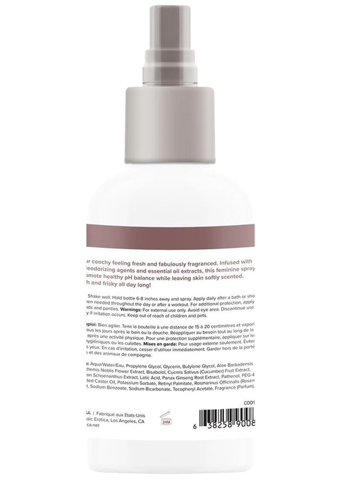 Coochy Initimate Feminine Spray Peony Prowess 4oz