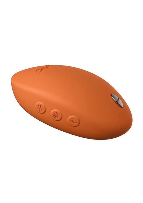 We-Vibe Temp Heating and Cooling Rechargeable Silicone Lay-on Vibrator - Tangerine