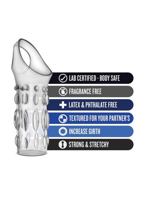 Performance Studded Penis Sleeve - Clear