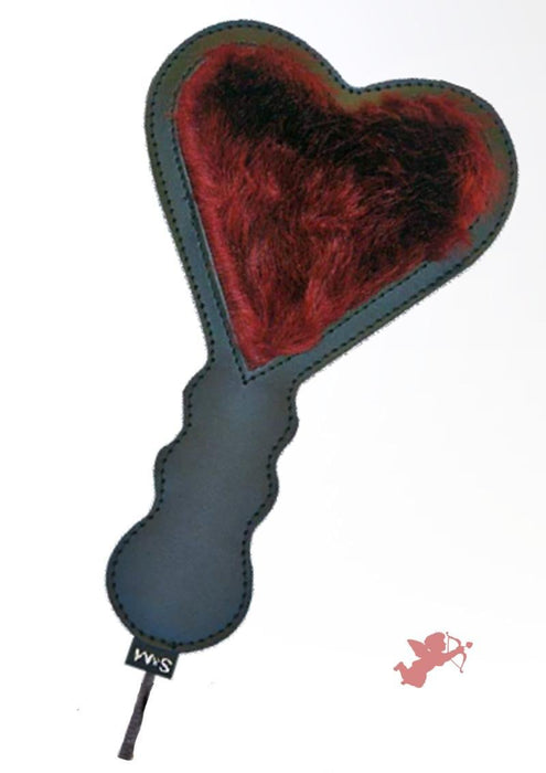 Sex & Mischief Enchanted Heart Paddle - Black/Red