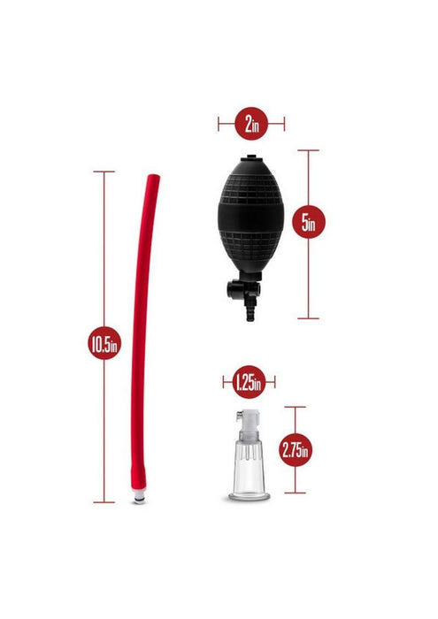 Temptasia Beginners Clitoral Pump System Black And Red