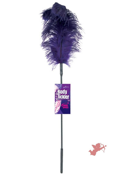 Body Tickler Ostrich Feather Tickler Purple