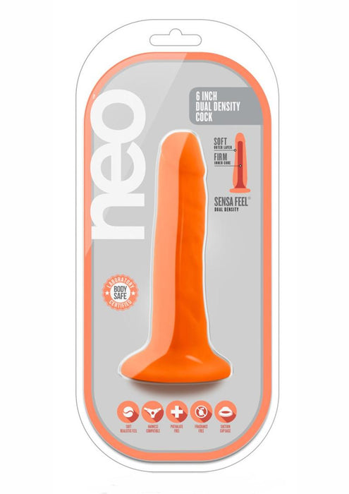 Neo Cock Orange 6 Inch