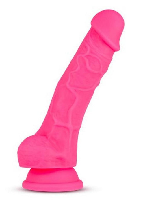 Neo Dual Density Realistic Cock With Balls Pink 7.5 Inch