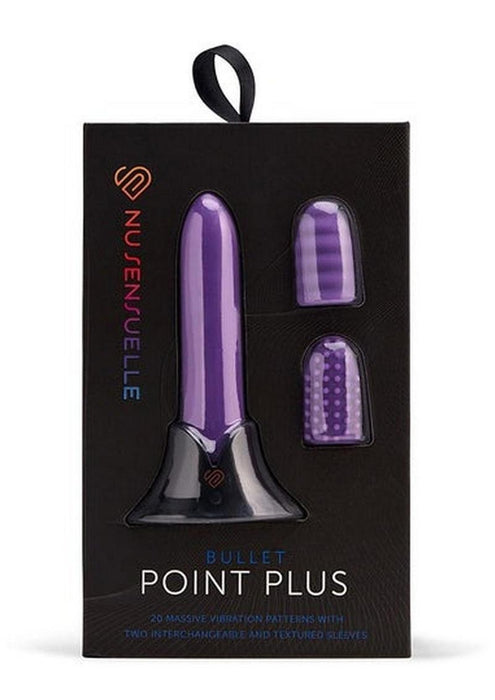 Sensuelle Point Plus 20 Function Bullet Silicone Rechargeable Waterproof Purple