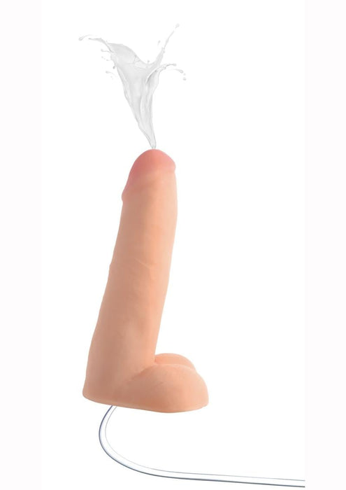8'' Loadz Dual Density Squirting Dildo - Vanilla