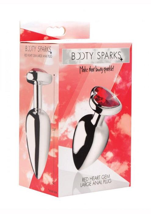 Red Heart Anal Plug Large