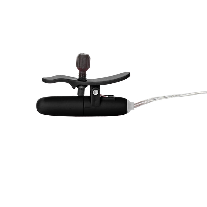 Nipple Play Vibrating Warming Nipple Teasers - Black