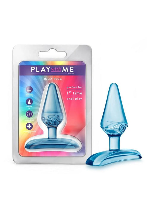 Blush Hard Candy Blue Anal Plug Non Vibrating