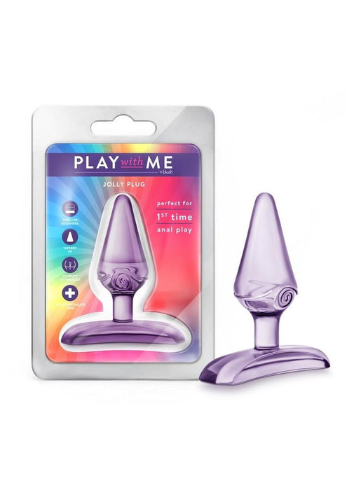 Blush Hard Candy Purple Anal Plug Non Vibrating