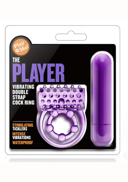PWM The Player Cockring Purple Vibrating
