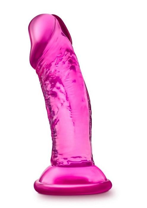 B Yours Sweet N' Small Dildo with Suction Cup 4.5in - Pink