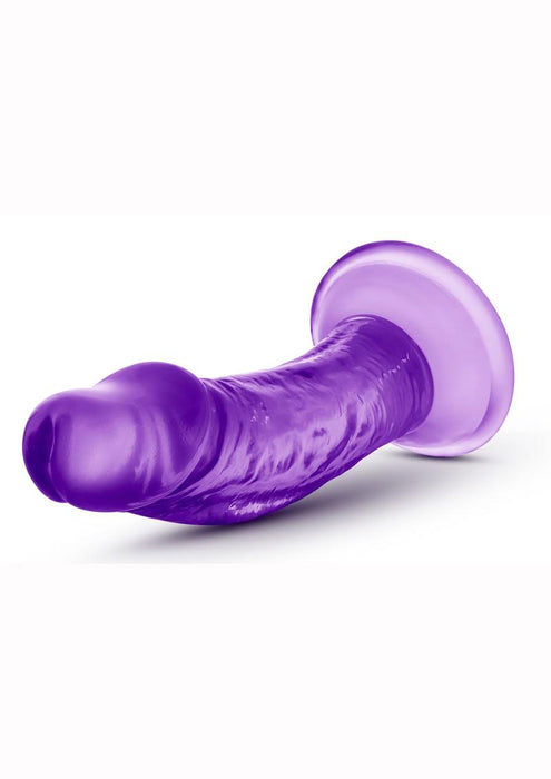 B Yours Sweet N' Small Dildo with Suction Cup 4.5in - Purple
