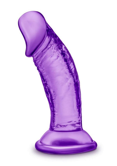 B Yours Sweet N' Small Dildo with Suction Cup 4.5in - Purple