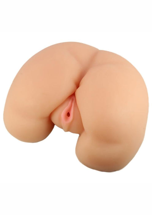 X5 Vibrating Realistic Ass Beige Pussy/Ass Masturbator
