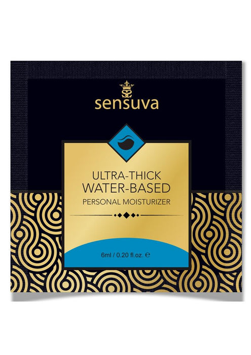 Sensuva Ultra Thick Water Based Personal Moisturizer Lubricant .2oz