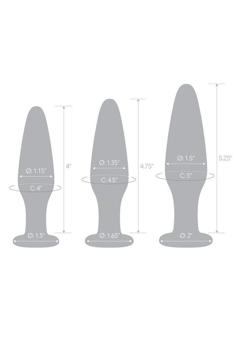 Glas Anal Training Set (3 Piece) - Clear