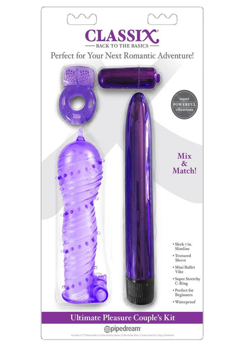 Classix Ultimate Pleasure Couple's (4 piece kit) - Purple